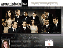 Tablet Screenshot of annemichellehair.com